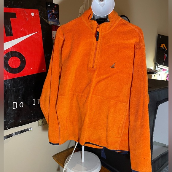 Nautica Other - Nautica orange quarter zip